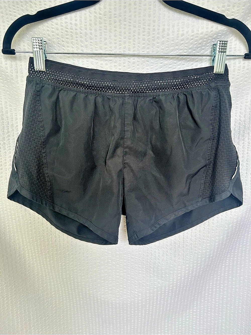 Champion C9 Athletic Running Shorts With Mesh & Zip Pocket Black Size XS